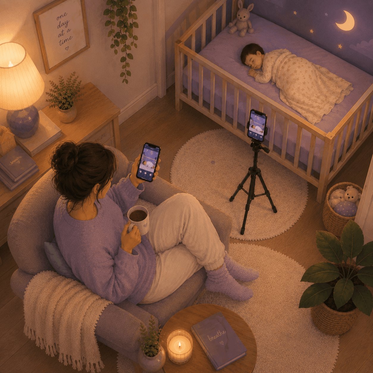 Baby's Day In setup diagram